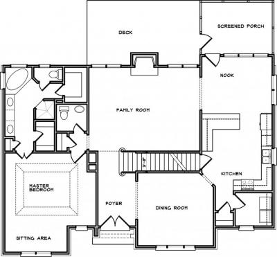 Home Plan - Main Level