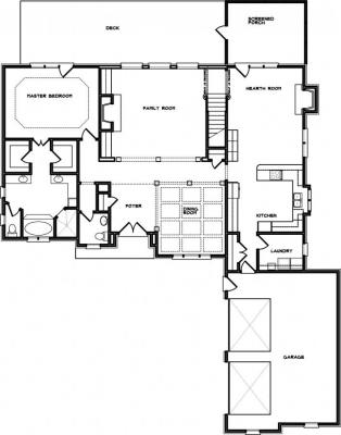 Home Plan - Main Level