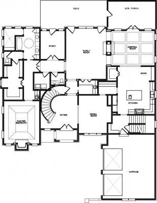 Home Plan - Main Level