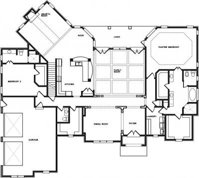 Home Plan - Main Level