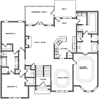 Home Plan - Main Level