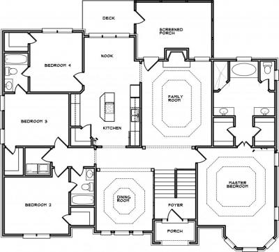 Home Plan - Main Level