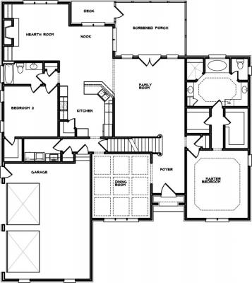 Home Plan - Main Level