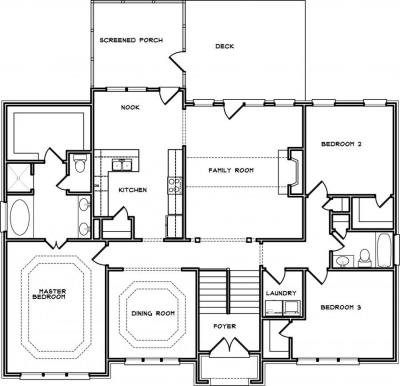 Home Plan - Main Level