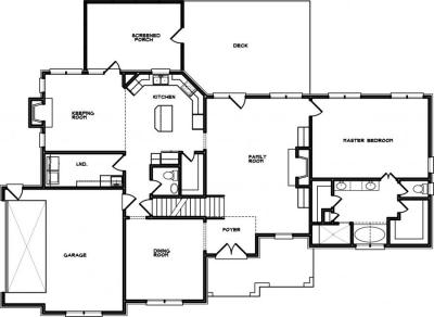 Home Plan - Main Level