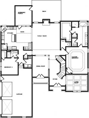 Home Plan - Main Level