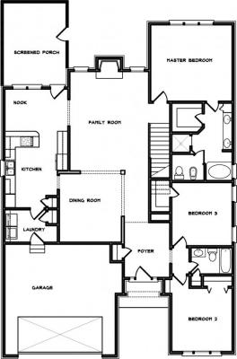 Home Plan - Main Level