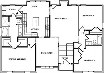 Home Plan - Main Level