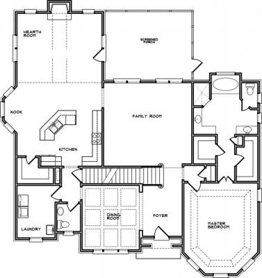 Home Plan - Main Level