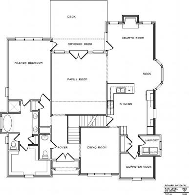 Home Plan - Main Level