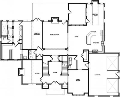 Home Plan - Main Level