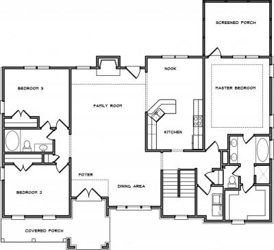 Home Plan - Main Level