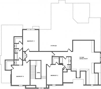 Home Plan - Second Level