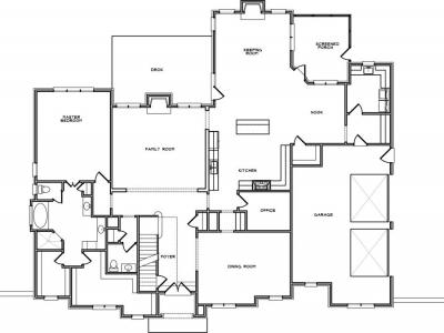 Home Plan - Main Level