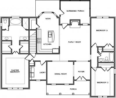 Home Plan - Main Level