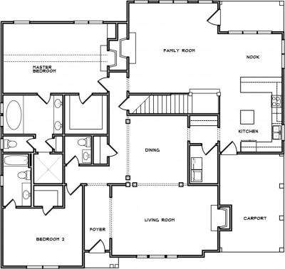 Home Plan - Main Level