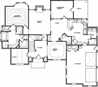 Home Plan - Main Level