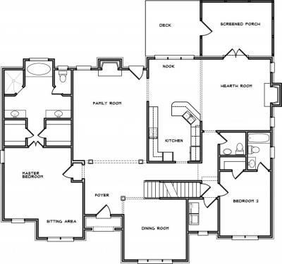 Home Plan - Main Level