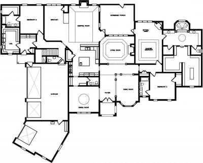 Home Plan - Main Level