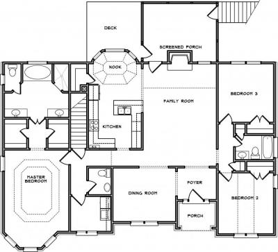 Home Plan - Main Level