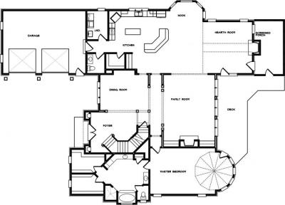 Home Plan - Main Level