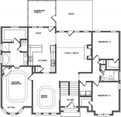 Home Plan - Main Level