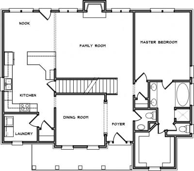 Home Plan - Main Level