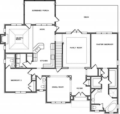 Home Plan - Main Level