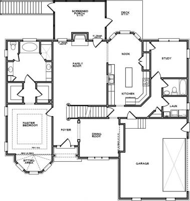 Home Plan - Main Level