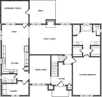 Home Plan - Main Level