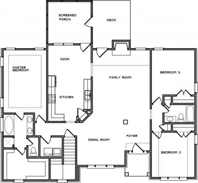 Home Plan - Main Level