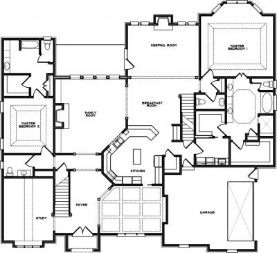 Home Plan - Main Level