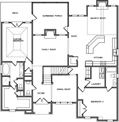 Home Plan - Main Level