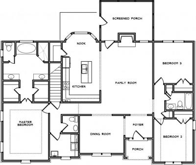 Home Plan - Main Level