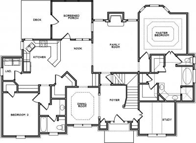 Home Plan - Main Level