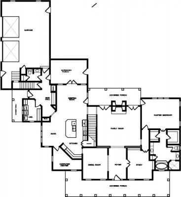 Home Plan - Main Level