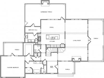 Home Plan - Main Level