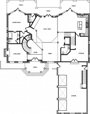 Home Plan - Main Level