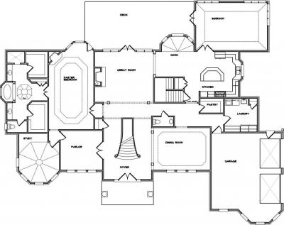 Home Plan - Main Level