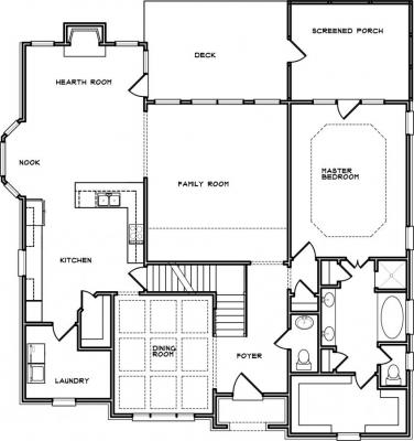 Home Plan - Main Level