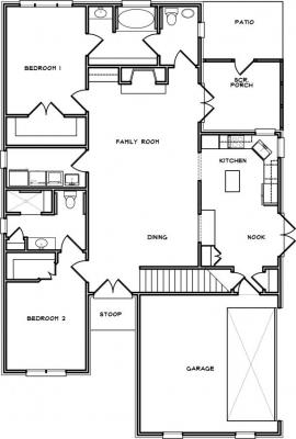 Home Plan - Main Level