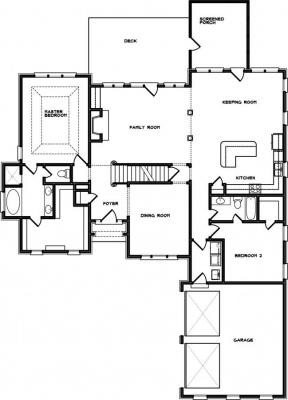 Home Plan - Main Level