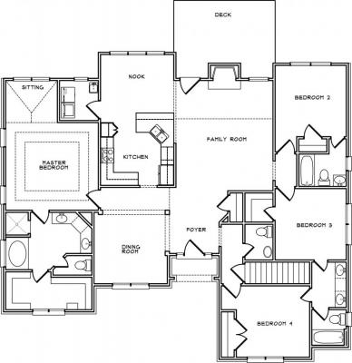 Home Plan - Main Level