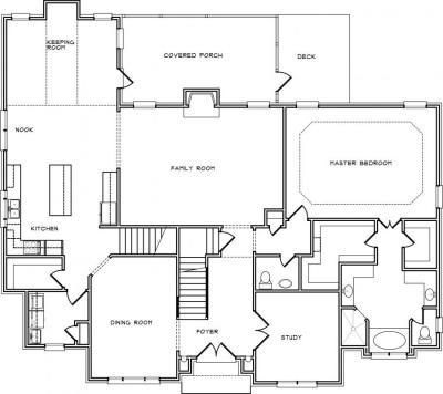 Home Plan - Main Level