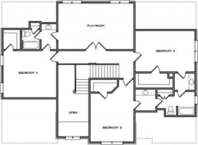 Home Plan - Second Level