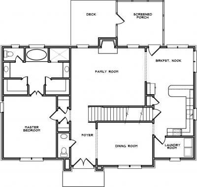 Home Plan - Main Level