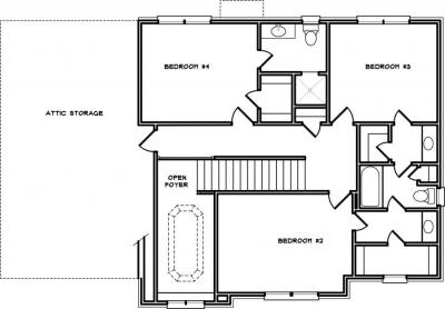 Home Plan - Second Level