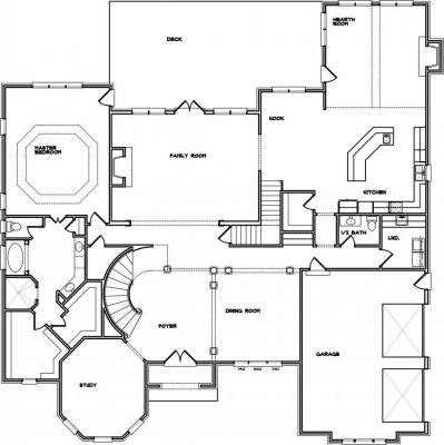 Home Plan - Main Level