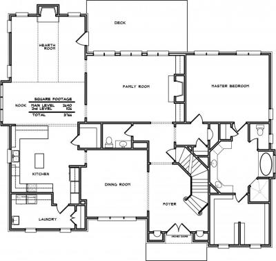 Home Plan - Main Level