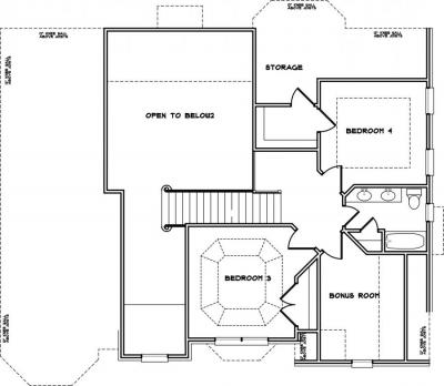 Home Plan - Second Level